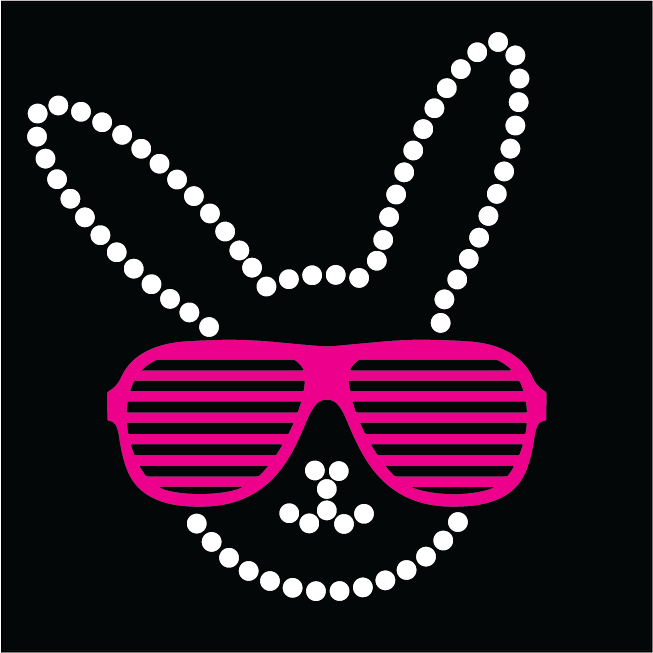 Rhinestone Mall (digital) - Disco Bunny (88 mm x 96 mm) SS10